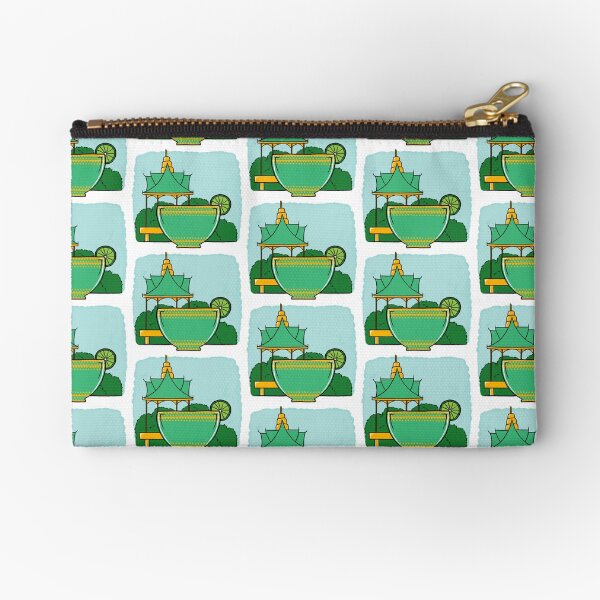 Thai Green Tea Zipper Pouch