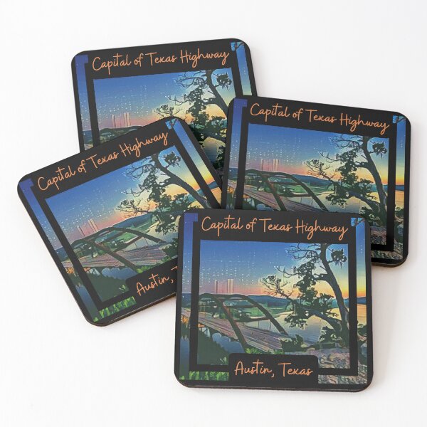 Item preview, Capital of Texas Highway Austin, Texas designed and sold by LivingRoomZoo.