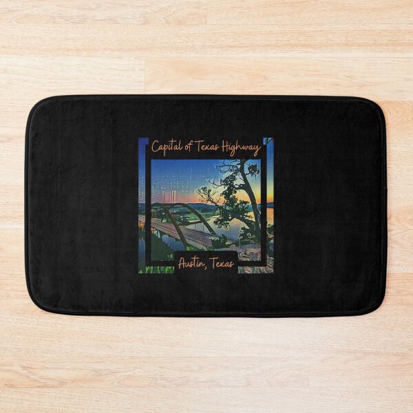 Item preview, Capital of Texas Highway Austin, Texas designed and sold by LivingRoomZoo.