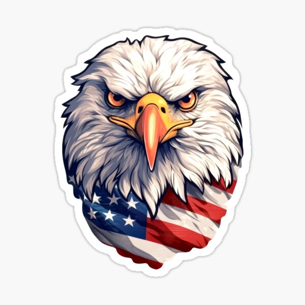 Item preview,  American eagle with american flag scarf  designed and sold by mixzer.
