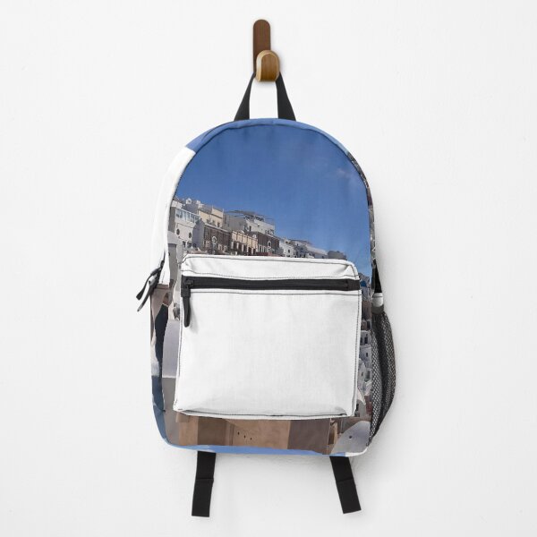 Item preview, Santorini Island, Greece - Buildings with Bright Sun designed and sold by helloiamskye.