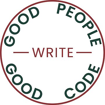 Artwork thumbnail, Good People Write Good Code - Bridgetown Edition Sticker by kartedrop