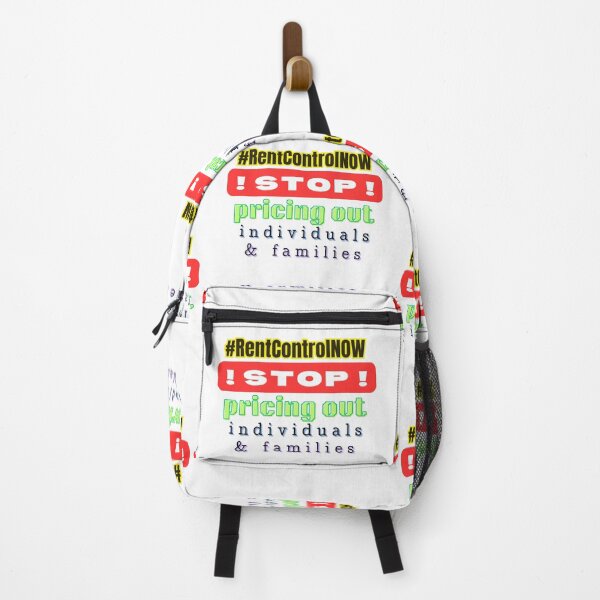 Item preview, #RentControlNow - white designed and sold by Priced Out Of Life.
