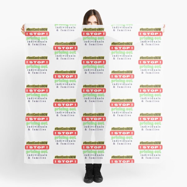 Item preview, #RentControlNow - white designed and sold by Priced Out Of Life.