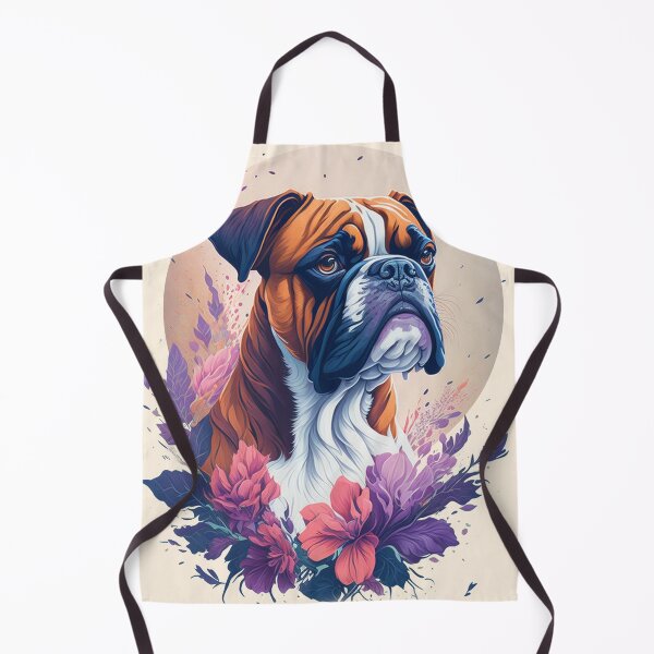 Aperçu de l'œuvre Chien Boxer par Flowers and moon créée et vendue par shokA Design.