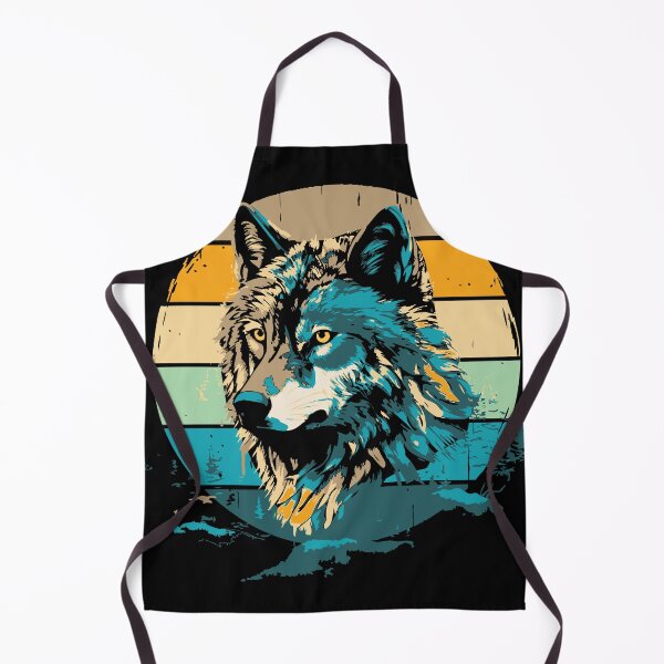 Item preview, Retro Wolf Summer Colors designed and sold by alw951.
