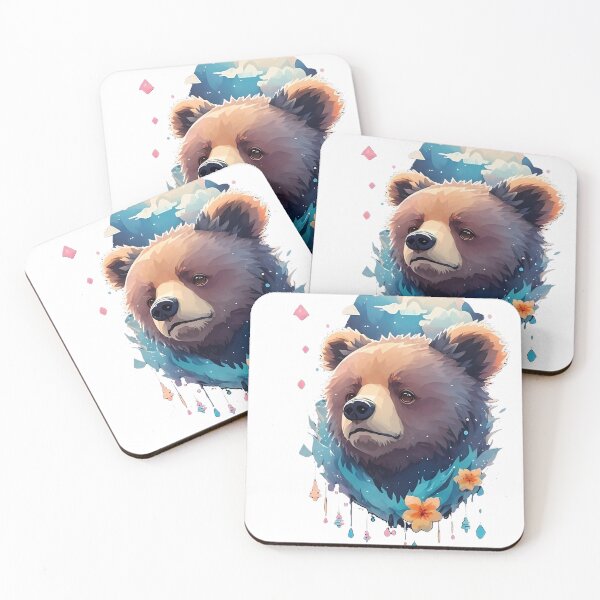 Item preview, splash face bear designed and sold by pkk1designsart.