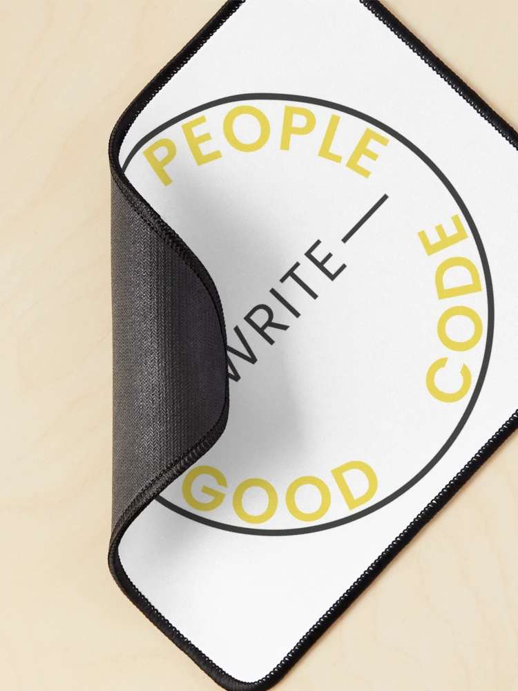 Thumbnail 2 of 5, Mouse Pad, Good People Write Good Code - JavaScript Edition Sticker designed and sold by Good People | Tools of the Trade.