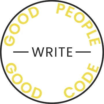 Artwork thumbnail, Good People Write Good Code - JavaScript Edition Sticker by Good People | Tools of the Trade