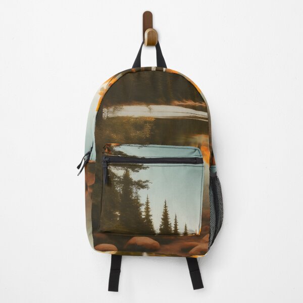 Item preview, Lake Landscape with Mountains and Forest in Vintage Style designed and sold by JacobVisuals.