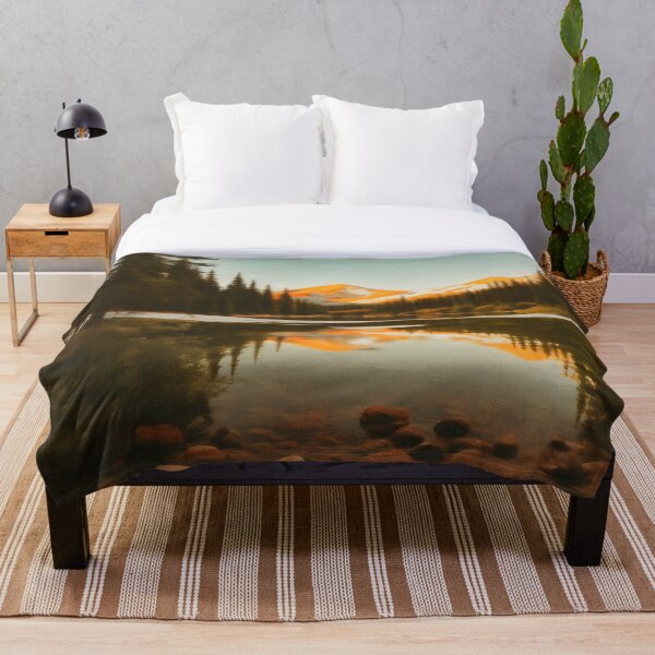 Item preview, Lake Landscape with Mountains and Forest in Vintage Style designed and sold by JacobVisuals.