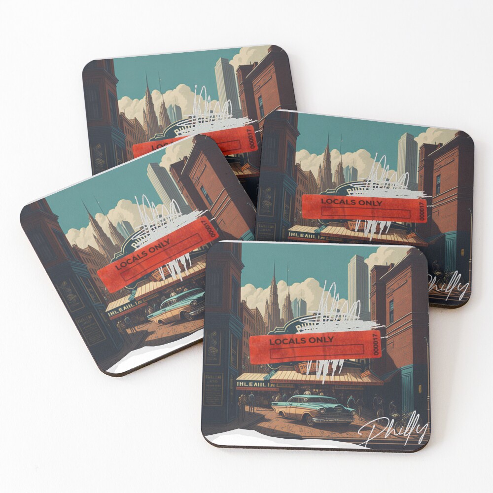 Item preview, Coasters (Set of 4) designed and sold by InkedLab.