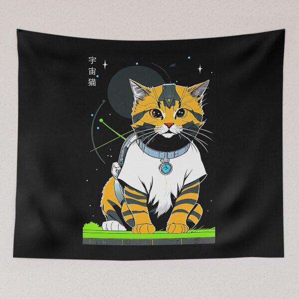Item preview, Space Cat - Inkpunk designed and sold by CyberInc.