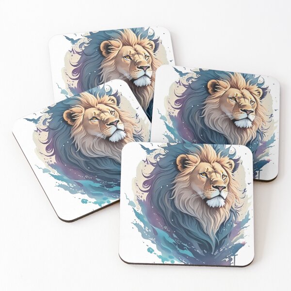 Item preview, splash face lion designed and sold by pkk1designsart.