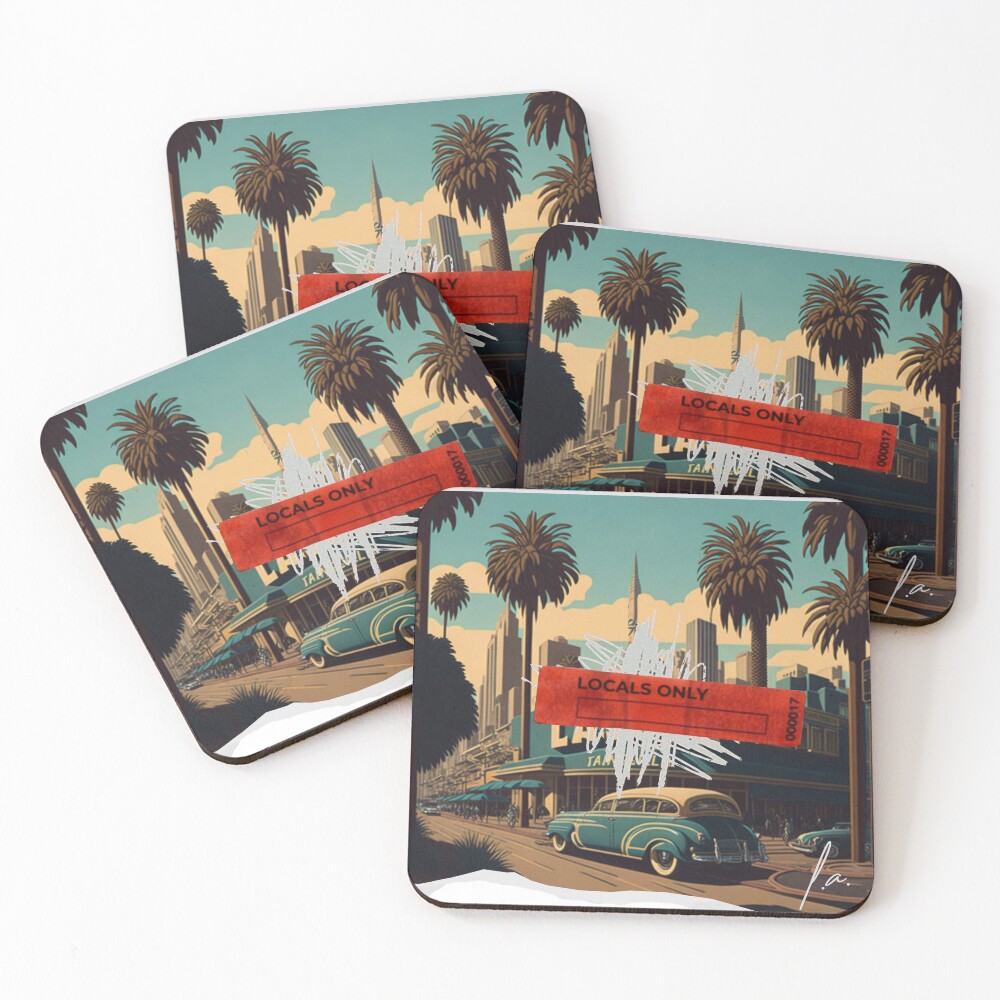 Item preview, Coasters (Set of 4) designed and sold by InkedLab.