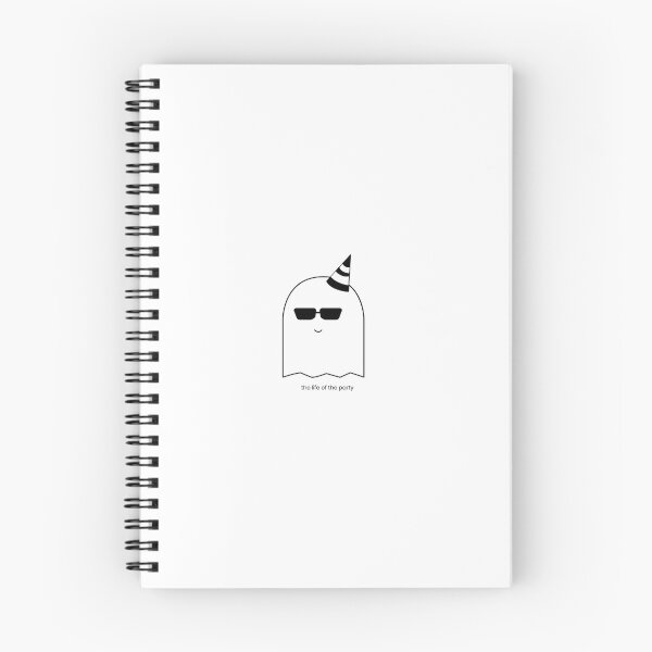 Item preview, "the life of the party" ghost illustration designed and sold by dianaestrellab.
