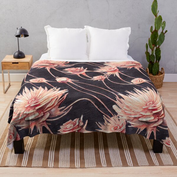 Artikelvorschau, Pinke Blumen entworfen und verkauft von Poetic Patterns Studio.
