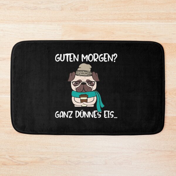 Item preview, Guten Morgen? Ganz Dünnes Eis Hund Kaffee Büro Hunde designed and sold by Lenny Stahl.