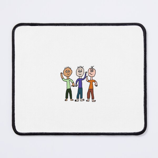 Item preview, Funny 3 Guy Friends Waving Drawing designed and sold by SunnieCoast.