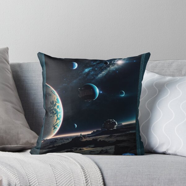 Item preview, Exploration of the Belivan Moon Sci-Fi Space Art AI Concept Art by Xzendor7 designed and sold by Xzendor7 Digital Art Creations.