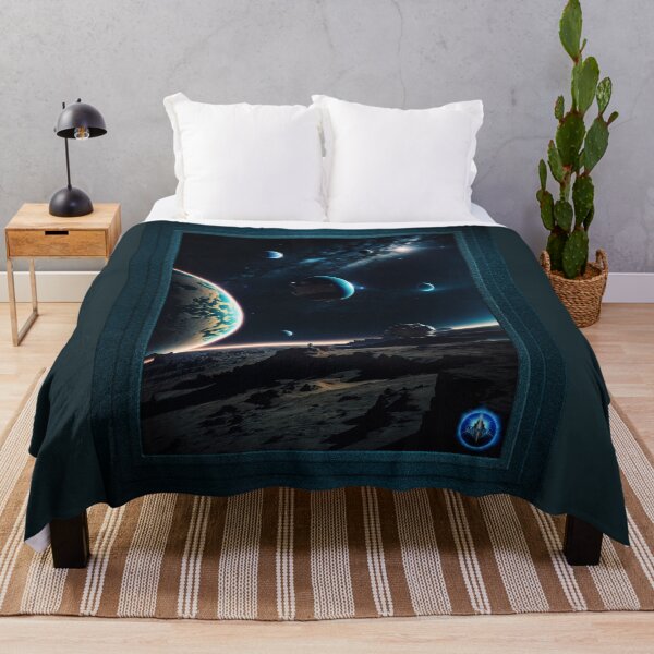 Item preview, Exploration of the Belivan Moon Sci-Fi Space Art AI Concept Art by Xzendor7 designed and sold by Xzendor7 Digital Art Creations.