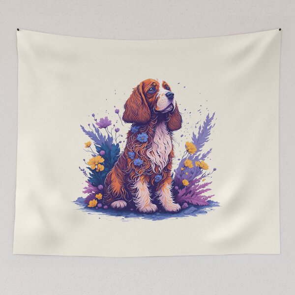 Item preview, perro cocker spaniel de Flowers and Leaves designed and sold by shokA Design.