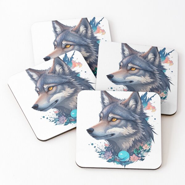 Item preview, splash face wolf designed and sold by pkk1designsart.