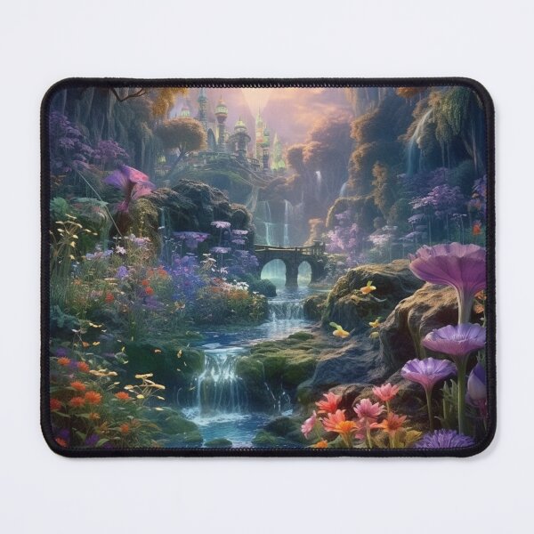 Item preview, Fantasy Art: City in Enchanted Wood designed and sold by Luna-Art-Design.