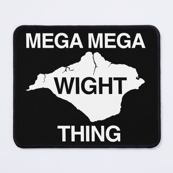 Item preview, Mega Mega Wight Thing (white on black) designed and sold by TigandMole.