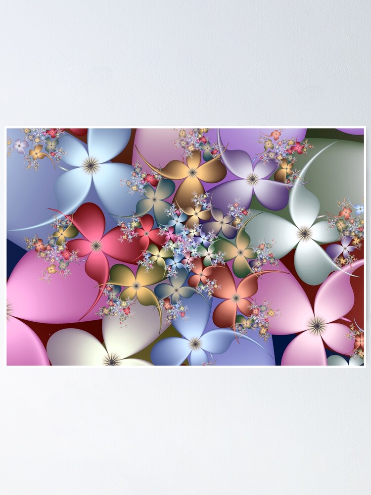 Thumbnail 1 of 3, Poster, Spring Flowers designed and sold by pinkal.