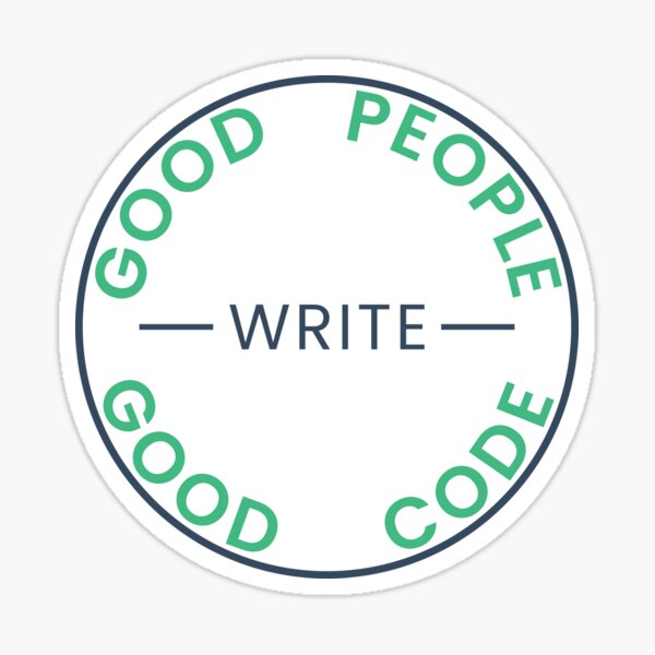 Good People Write Good Code - Vue.js Edition Sticker Sticker