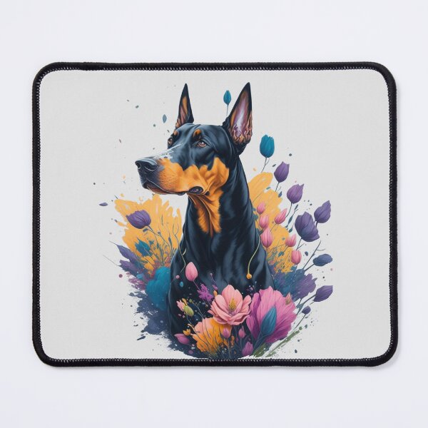 Item preview, doberman dog by Flowers and Leaves designed and sold by shokA Design.