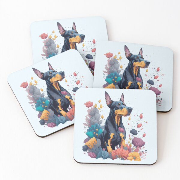 Item preview, doberman dog by Flowers and Leaves designed and sold by shokA Design.