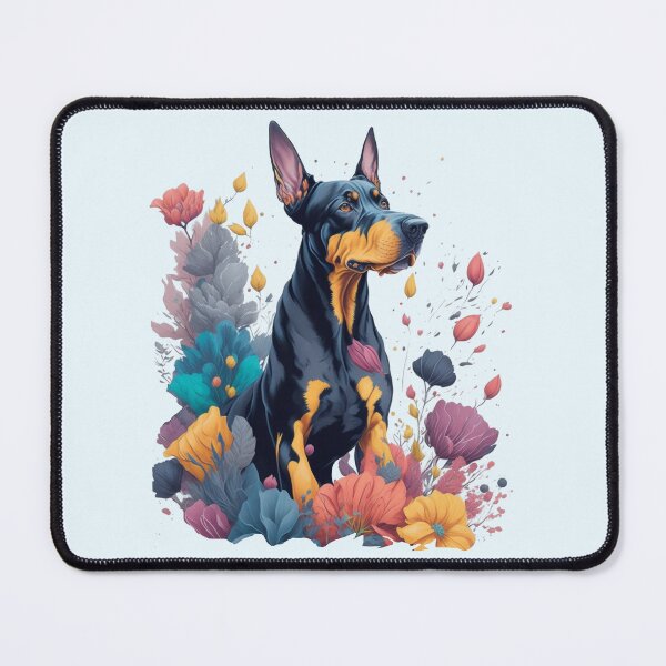 Item preview, doberman dog by Flowers and Leaves designed and sold by shokA Design.