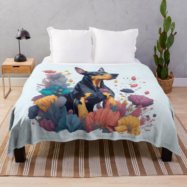 Item preview, doberman dog by Flowers and Leaves designed and sold by shokA Design.