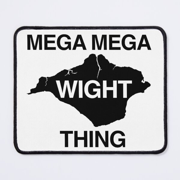 Item preview, Mega Mega Wight Thing (black on white) designed and sold by TigandMole.