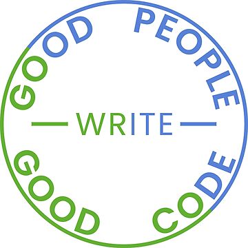 Artwork thumbnail, Good People Write Good Code - Clojure Edition Sticker by kartedrop