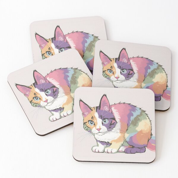 Item preview, Rainbow Whiskers: A Colorful Cat Delights designed and sold by alchemyaes.