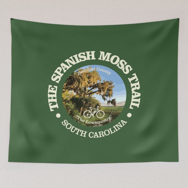 Item preview, Spanish Moss Trail (cycling c) designed and sold by curranmorgan.