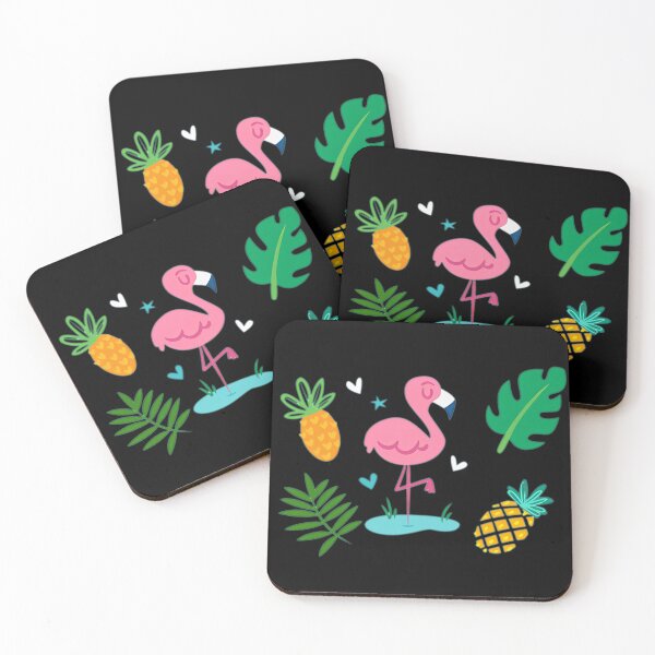 Item preview, Hello Summer Cute Tropical Patterns with Flamingos and Pineapples for Funny Good Vibes Fashion designed and sold by MrMica.