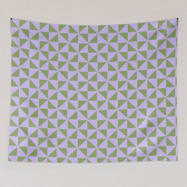 Item preview, Graphic Triangles Purple and Green designed and sold by JoniandCo.