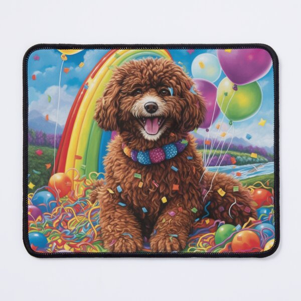 Item preview, Rainbow Pup: Bursting with Playful Delight designed and sold by luvablelifeform.