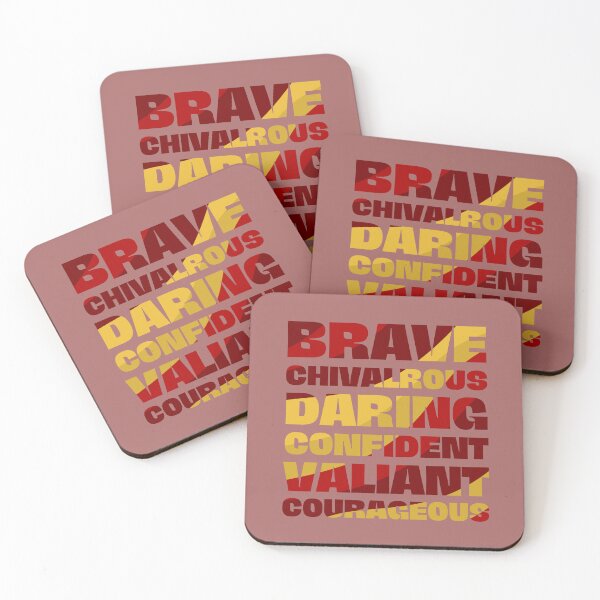 Item preview, Brave, Chivalrous, Daring, Confident, Valiant, Courageous designed and sold by Elliot Crippen.