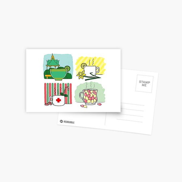 Tea Time Postcard