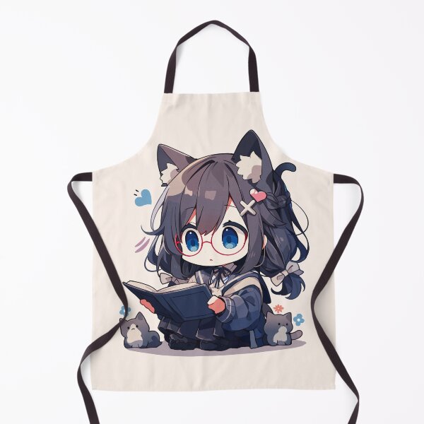 Item preview, Literary Whiskers designed and sold by Chibi Cat Art Corner.