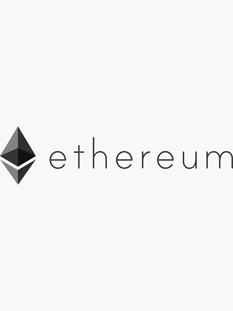 Thumbnail 3 of 3, Sticker, Ethereum Crypto $ETH designed and sold by Good-Girl-Alex.