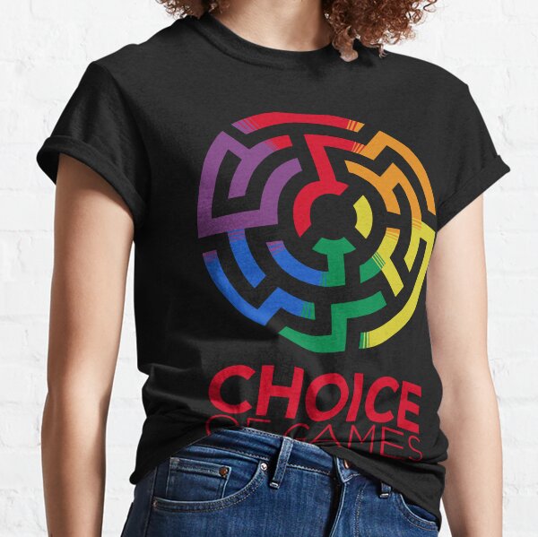 Choice of Games Rainbow Letter Logo Classic T-Shirt