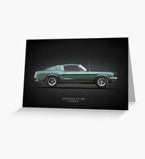 The Bullitt Mustang 390 GT Greeting Card