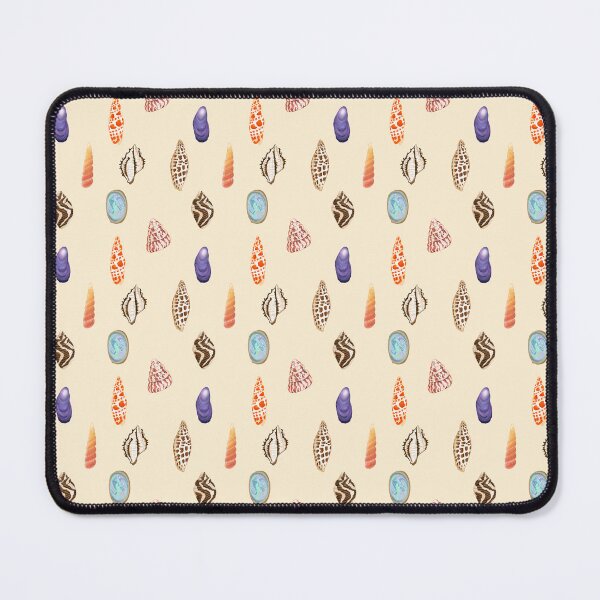 Item preview, Textured, patterned seashell pattern, white sand designed and sold by Naty Design Prague.