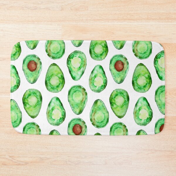 Item preview, watercolor avocados - white designed and sold by littlearrow.